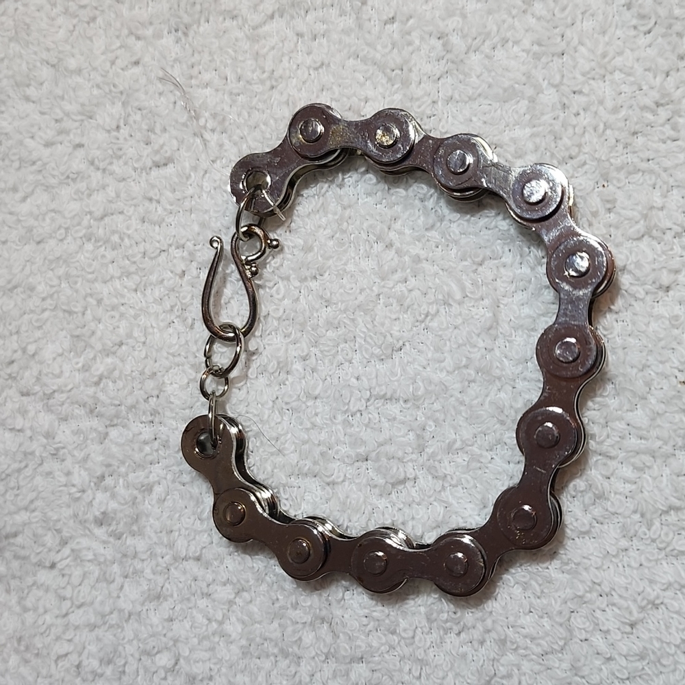 Bike chain bracelet